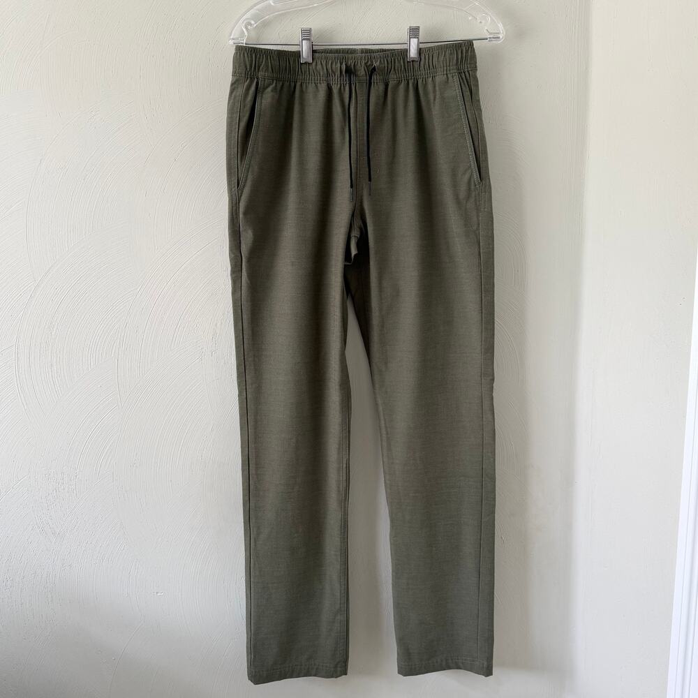 O'Neill Venture Hybrid Elastic Drawstring Waist Pants, size S, Green